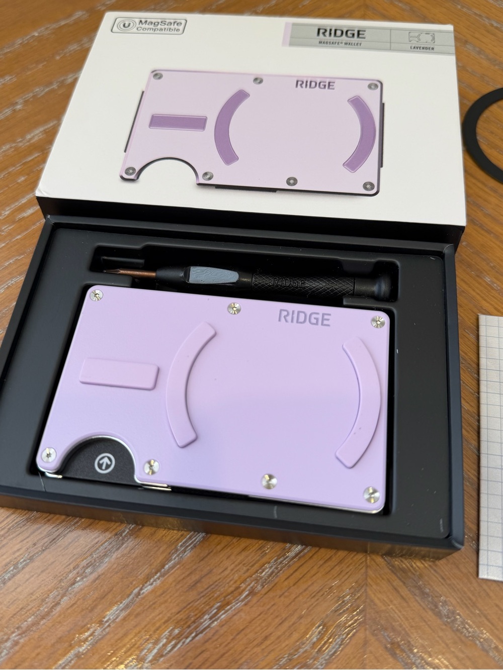 NEW RIDGE Wallet For MagSafe - Lavender - Picture 7 of 8